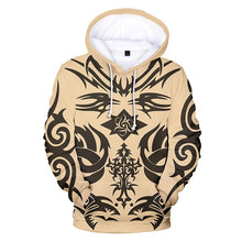 Load image into Gallery viewer, Hoodies Pullover Tattoo Skull