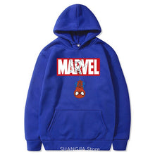 Load image into Gallery viewer, 2019 New Men Hoodies Sweatshirts Spider-Man Print Headwear Hoodie Hip Hop Streetwear Clothing Plus Size 3XL